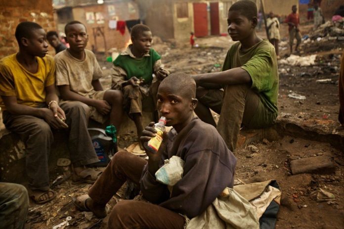 youth on street uganda